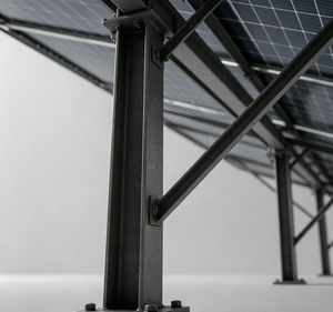 Système de rails solaires en alliage d'aluminium avancé avec ensemble complet de fixations par serre-câbles pour l'exportation en gros vers les marchés du Moyen-Orient - Product Image 2