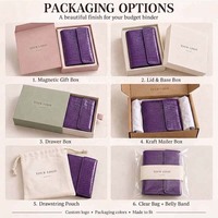 Hongbo Neu Erschienen: Individueller 7-Farbiger A6 Krokodilleder-Budgetplaner als Schul-/Büro-/Weihnachtsgeschenk für Geldorganisation und als Geldbörse