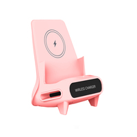 Station de charge sans fil magnétique 15W avec support USB et support de téléphone/tablette pour bureau - Multifonctionnelle