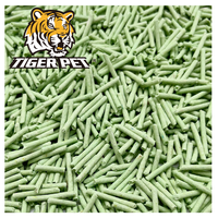 Litière pour chat TIGER PET écologique en tofu 5kg, sphérique, jetable dans les toilettes, sans poussière, contrôle des odeurs, agglomération rapide, fournisseur fabricant