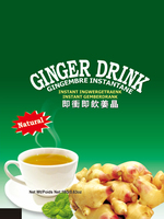 Tisane d'approvisionnement d'usine Boisson au gingembre instantanée OEM Thé au gingembre instantané