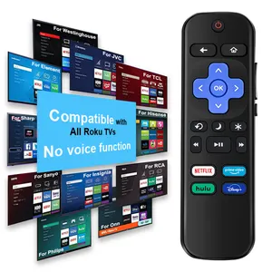 Télécommande universelle de remplacement pour tous les Roku TV TCL Hisense Sharp Smart Remote Controller, vente en gros d'usine