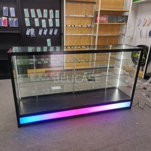 60inch cửa hàng bán lẻ kính khói cửa hàng Showcase kiosk khung nhôm hiển thị Showcase thuốc lá phiên bản đầy đủ hiển thị trường hợp <span class=keywords><strong>4ft</strong></span> 5ft 6ft - Product Image 5
