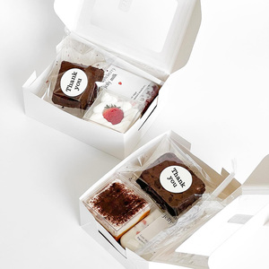 Regalo Mini Packaging Bento Parcel Desgin <span class=keywords><strong>Crazy</strong></span> 10x14 Caja de pastel personalizada 8x8 con rejillas - Product Image 1