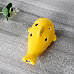 Vente en gros pas cher Mignon Petite Baleine Hippo Ocarina 6 Trous Alto Ac Tone Enfants Débutant Flûte Six Trous Souvenir Touristique - Product Image 2