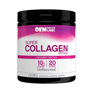 Biocaro OEM Private Label Collagen Peptides Powder Drinks Types 1 and 3 For Skin,Hair and Nails Hydrolyzed Collagen Supplement