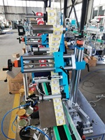 Étiqueteuse automatique pour Surface supérieure, Machine de dépose d'autocollants, pour boîte à bande, en Carton, avec pochette et avion