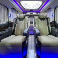 Sièges de voiture de luxe réglables Aero Seat Auto Parts pour mini-bus VIP Toyota Hiace