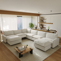 Canapé inclinable électrique VOXHOME pour le salon, canapé-lit extensible, canapé modulaire minimaliste nordique