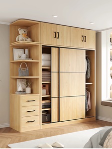 <span class=keywords><strong>Armadio</strong></span> Moderno con Ante <span class=keywords><strong>Scorrevoli</strong></span> in Alluminio a Nido d'Ape Ecologico per Camera da Letto, Ideale per Case di Piccole Dimensioni - Product Image 3