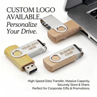Clé USB promotionnelle en bois la plus vendue, clé USB 2.0, 1G 2G 4G 8G 16G 16gb 32 GB