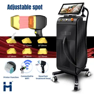 2024 Newest depilacion laser wavelengths diodo hair remover machine ice titanium 808 diode laser 755 808 1064 laser hair removal