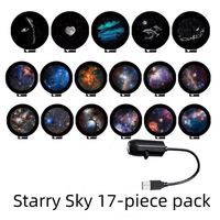 Mini projecteur de ciel étoilé portable USB pour projection Lune et Terre, veilleuse de plafond, projecteur de galaxie pour chambre à coucher