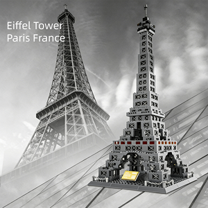Bloques de Construcción de la Torre Eiffel, Juguete en Miniatura de Arquitectura Francesa Famosa, Modelo Creativo de Construcción, Venta al Por Mayor - Product Image 1