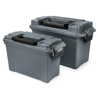 Boîte à munitions en plastique portable de petite taille 290*130*180mm, étanche et légère, pour munitions et équipement de pêche, vente directe d'usine ODM OEM