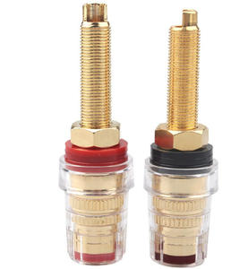موصل صوت هاي فاي مطلي بالروديوم/الذهب لمكبر الصوت مع مقبس موز 4 مم - Product Image 4