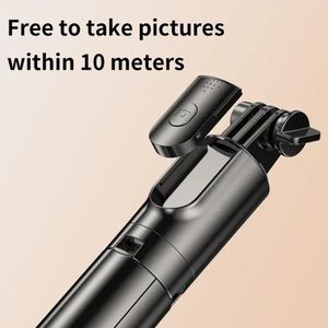 Trípode de Acero Inoxidable Ligero y Plegable de 1.7 Metros <span class=keywords><strong>para</strong></span> Selfies, Rotación de 360 Grados, Soporte Universal <span class=keywords><strong>para</strong></span> Transmisión en Vivo <span class=keywords><strong>para</strong></span> Móviles - Product Image 4