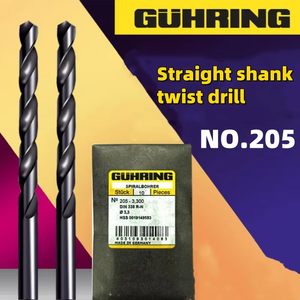 Foret hélicoïdal à queue droite <span class=keywords><strong>GUHRING</strong></span> 205 0.6-13mm en acier rapide au cobalt pour perçage de métaux (OEM Chine) - Product Image 4