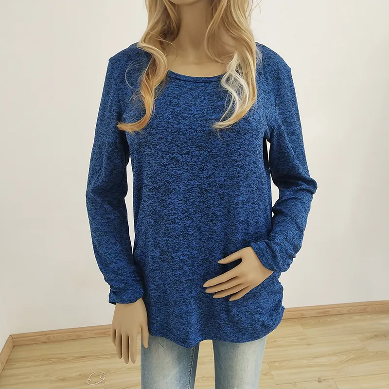 Wholesale stock women tops and blouse trendy women clothing stock lot garments in China