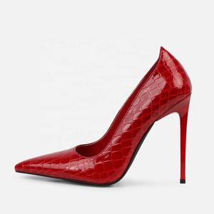 รองเท้าส้นสูงแบบบางพิเศษ ไซส์ใหญ่ 45 สำหรับผู้หญิง รองเท้าปั๊มส์สีตามสั่ง ลายสัตว์ ส้นเข็ม รองเท้าออกงานพื้นฐาน - Product Image 5