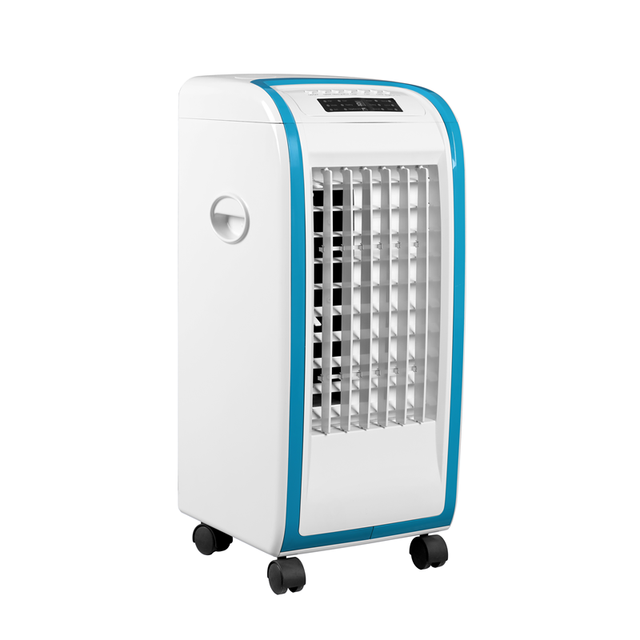 80w Hot Sale Vertical Household Portable Small 8H Timer 6L Water Evaporative Remote Control Swamp Air Cooler Swamp Cooler