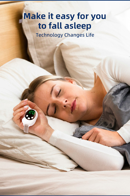 OEM/ODM Handheld Stimulation 20 Modes Rechargeable Battery Smart Fast Sleeping Machine for Insomnia