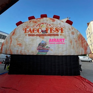 Modèle publicitaire gonflable de taco haut de gamme, modèle alimentaire de taco pour restaurant, modèle d'affichage gonflable de taco pour la promotion - Product Image 1