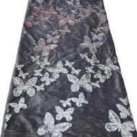 Nouveau Tissu Brocart Tricoté Automne Hiver 3mm à Motif Floral Abstrait Géométrique Perlé 100% Acrylique Résistant à l'Abrasion