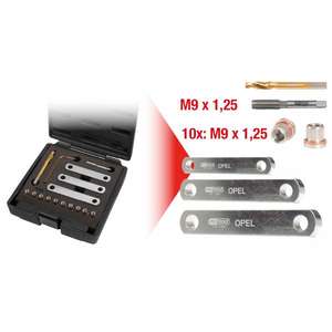 KS TOOLS-Juego de reparación de roscas 122,1300 (16 uds), M9x1.25 - EAN 4042146329979 FRENOS Y RUEDAS - Product Image 2
