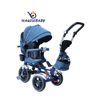 Poussette pliante 4 en 1 certifiée CE WQL, tricycle portable à 3 roues, vélo pour enfants