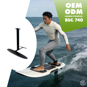 กระดานโต้คลื่นฟอยล์รุ่นฮิต BSC 740 Agile Wave Riding ออกแบบด้วยคาร์บอนเพื่อการเลี้ยวที่รวดเร็ว เหมาะสำหรับการเล่นเซิร์ฟขนาดเล็ก บนชายฝั่งแคลิฟอร์เนีย - Product Image 1