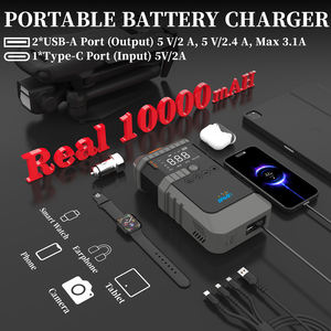 נייד 6 1 רכב לקפוץ לרכב כוח מתנע עם משאבת אוויר גבוהה כוח גבוהה 12 מטען סוללה ו משאבת מתנפחים - Product Image 4