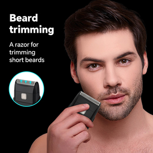 Men's USB TYPE-C Reciprocating <b>Shaver</b> Rechargeable Single Blade Design for <b>Face</b> Home or Hotel Use Powered <b>Shaver</b> Electr - Product Image 2