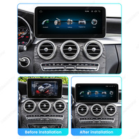MEKEDE EU STOCK Système Linux Écran WiFi BT Car-play Auto Dual-core Cortex-A7 pour Benz C W205-GLC X253-V Class 2014-2018 NTG 5.0