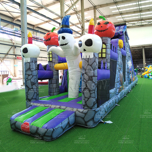 WINSUN - Obstáculo Inflable Gigante Personalizado con Forma de Fantasma para Halloween, Decoración para Parques Temáticos, Festivales y Parques de Diversiones al Aire Libre - Product Image 3