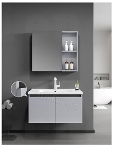 Meuble <span class=keywords><strong>de</strong></span> <span class=keywords><strong>salle</strong></span> <span class=keywords><strong>de</strong></span> <span class=keywords><strong>bain</strong></span> mural design moderne 2026 avec miroir LED, vasque en céramique, prix abordable, idéal pour hôtels, garantie 3 ans - Product Image 3