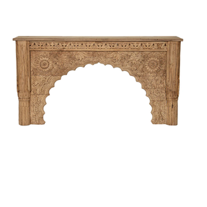Wooden Side <b>Table</b> Solid Wood Modern Handmade Kamal Arts Rajasthan Metal Handles Durable Multifunction Living Room Bedroom - Product Image 1