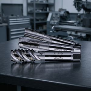 YAMAWA 10-Piece Tap Die Set Model N-SP-V 8x1.25-4 Coating HSS Spiral Flute Right <b>Hand</b> Blind Hole Drill Bits for Casting <b>Mold</b> - Product Image 3