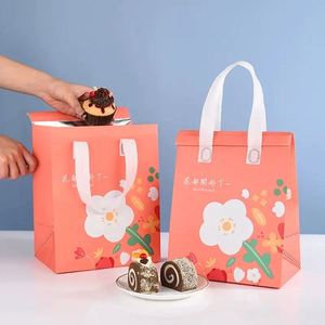 Sac isotherme de pique-nique portable et personnalisé en non-tissé pour restaurant, imperméable et pratique - Product Image 3