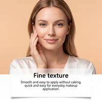 Fond de teint Natural Shade : Texture fine et légère. N'adhèrera pas et ne se frottera pas dans les détails. Facile à appliquer et à estomper pour un fini impeccable