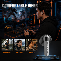 Nouveaux écouteurs sportifs sans fil tendance style Mecha, audio stéréo à faible latence, longue autonomie, écouteurs légers pour jeux, musique et appels