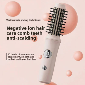 Prix de gros Brosse lissante sans fil portable rechargeable avec peigne à boucler GZ RTS Commande mixte en gros - Product Image 3