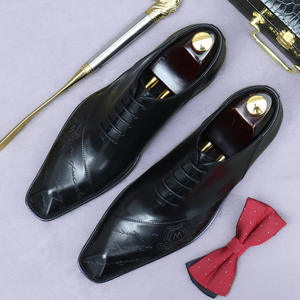 Chaussures habillées pour hommes, nouvelles et luxueuses, en cuir, chaussures habillées de haute qualité, chaussures de bureau pour hommes - Product Image 6