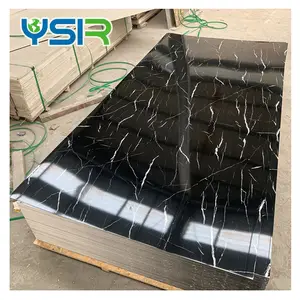 2mm/3mm 4*8 1220*2440mm iç dekoratif Pvc Uv mermer levha plaka pvc mermer levha parlak