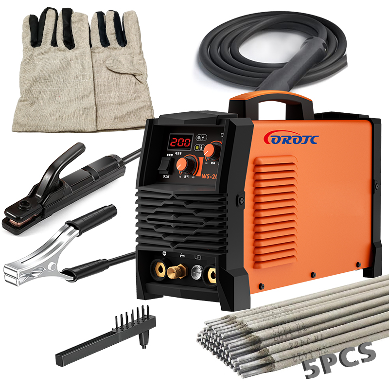 Усовершенствованный 250A IGBT инвертор TIG Welder с ЖК-экраном 85% эффективность прочный сварочный аппарат для нержавеющей стали новое состояние