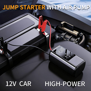 Démarreur de <span class=keywords><strong>voiture</strong></span> et de moto portable 12V Pompe à air 23680mWh 600A <span class=keywords><strong>Batterie</strong></span> Power Bank 150PSI Booster de <span class=keywords><strong>batterie</strong></span> d'urgence Secours automobile - Product Image 4