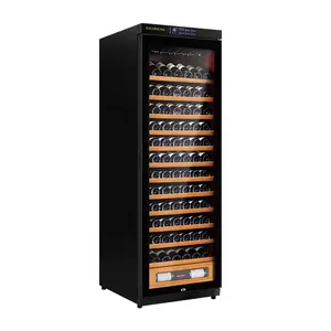 Raching W380AMCワインクーラー12棚、一定温度制御商用および家庭用ワインキャビネット