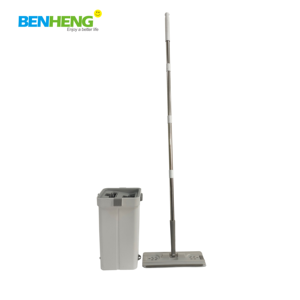 <span class=keywords><strong>Russe</strong></span> nouveau haute qualité 360 degrés rotatif Double face fixe avec pince en caoutchouc raclette vadrouille plate avec ensemble de seau - Product Image 5
