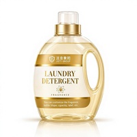 Lessive liquide adoucissante en gros, parfum champagne doré, longue durée, fraîcheur, produits de nettoyage