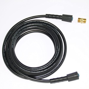 Tuyau de nettoyeur haute pression Xi Yi, diamètre intérieur 6 mm, tuyau d'extension flexible en caoutchouc pour machine de nettoyage automobile - Product Image 1